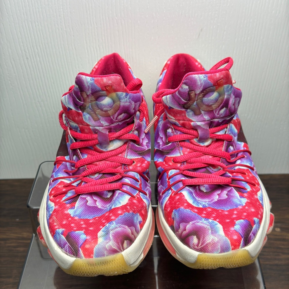 Nike KD 8 Aunt Pearl Pink Floral Basketball Shoes 837786-603 Mens 6.5Y Womens 8